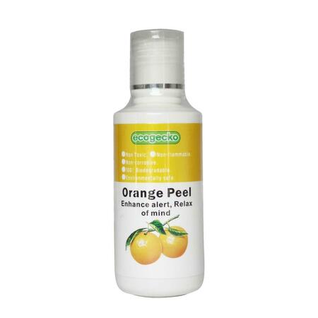 ECOGECKO 100 ml Therapeutic Aroma Oil for Water Based Air Purifier Revitalizer - 12 Scents, Orange Peel 75002-100ML-OrangePeel